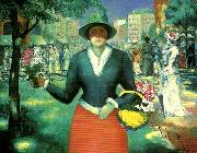 Kazimir Malevich flower girl Germany oil painting artist